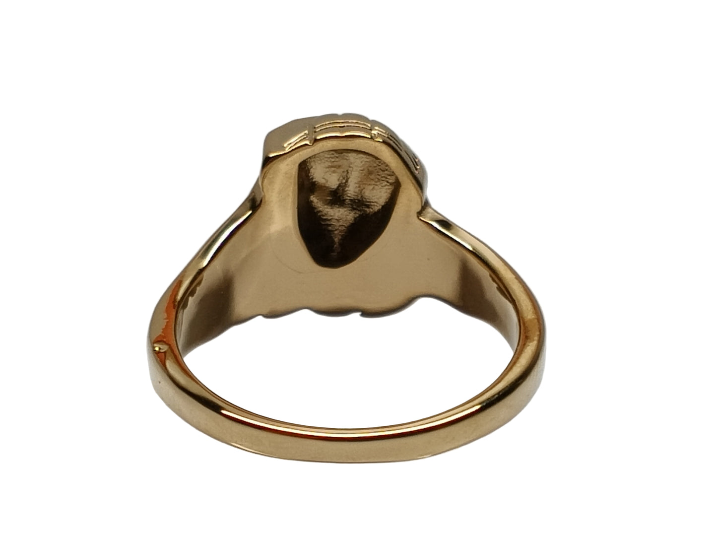 Oro Laminado Mens Ring, Gold Filled Style Jesus Design, Polished, Golden Finish, 5.178.014.12 (Size 12)