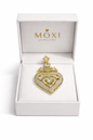 Moxi J  Pendant Necklace  Heart in Yellow Gold,