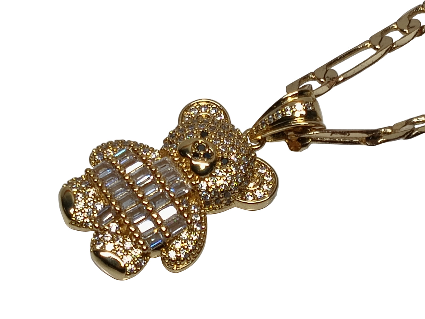 Oro Laminado  Pendant Gold Filled Style Osito Design