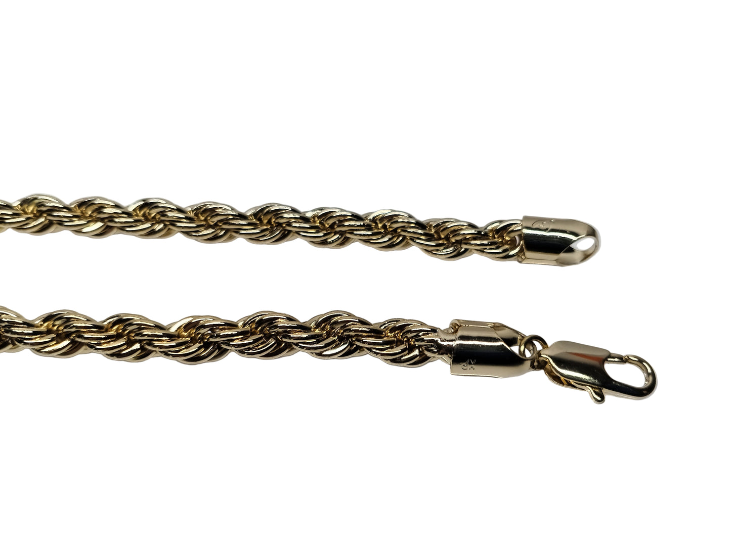 Oro Laminado Basic Necklace, Gold Filled Style Rope Design, Polished, Golden Finish, 04.213.0103.22