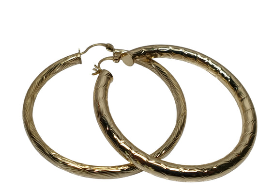 Gold Plated Extra Large Hoop,  Finish, , 02.70.0023.65