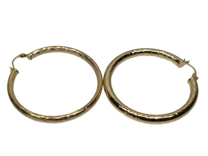Gold Plated Extra Large Hoop,  Finish, , 02.70.0023.65
