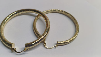 Gold Plated Extra Large Hoop,  Finish, , 02.70.0023.65